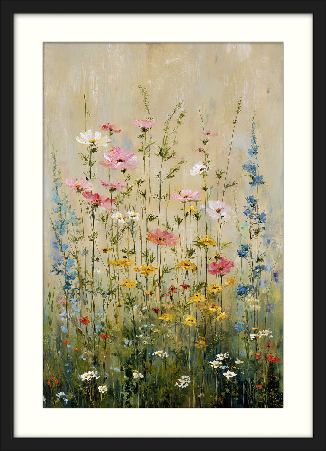 Wildflower meadow wall art prints
