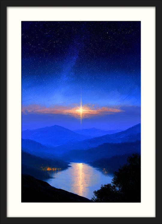 Starry Night Wall Art Print