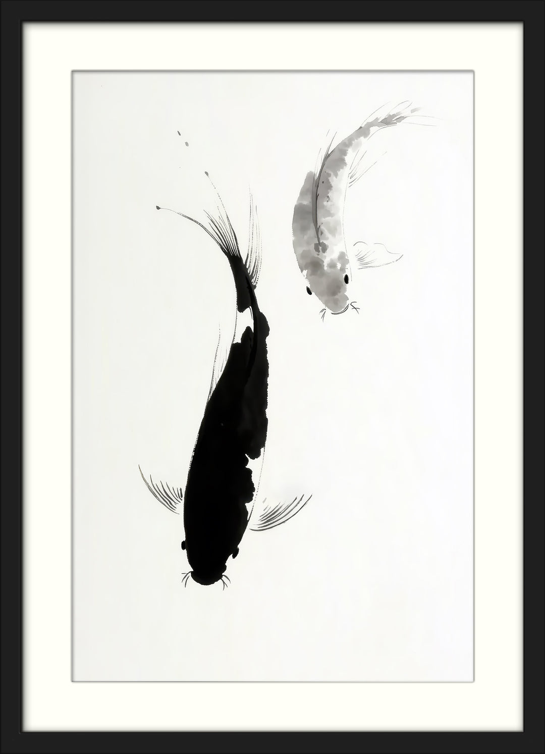 Koi Fish Art Prints Set of 2