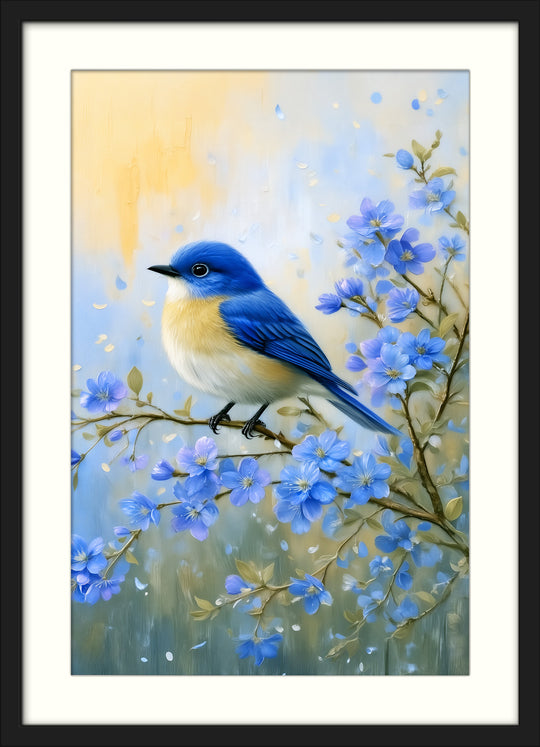 Blue Bird Art Print