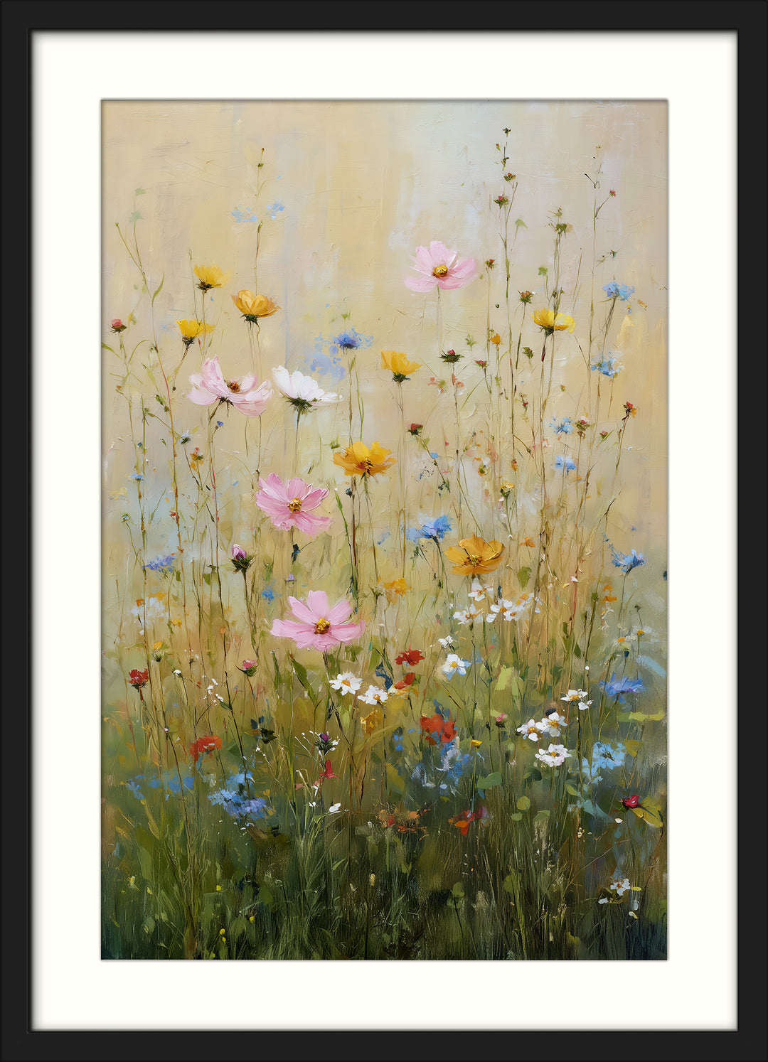 Wildflower meadow wall art prints
