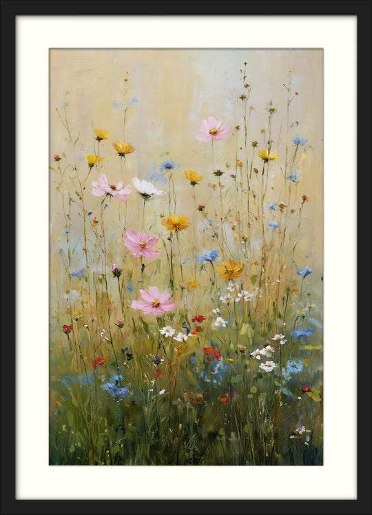 Wildflower meadow wall art prints