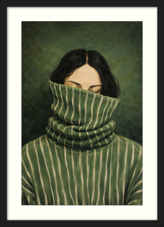 Green portrait set of 2