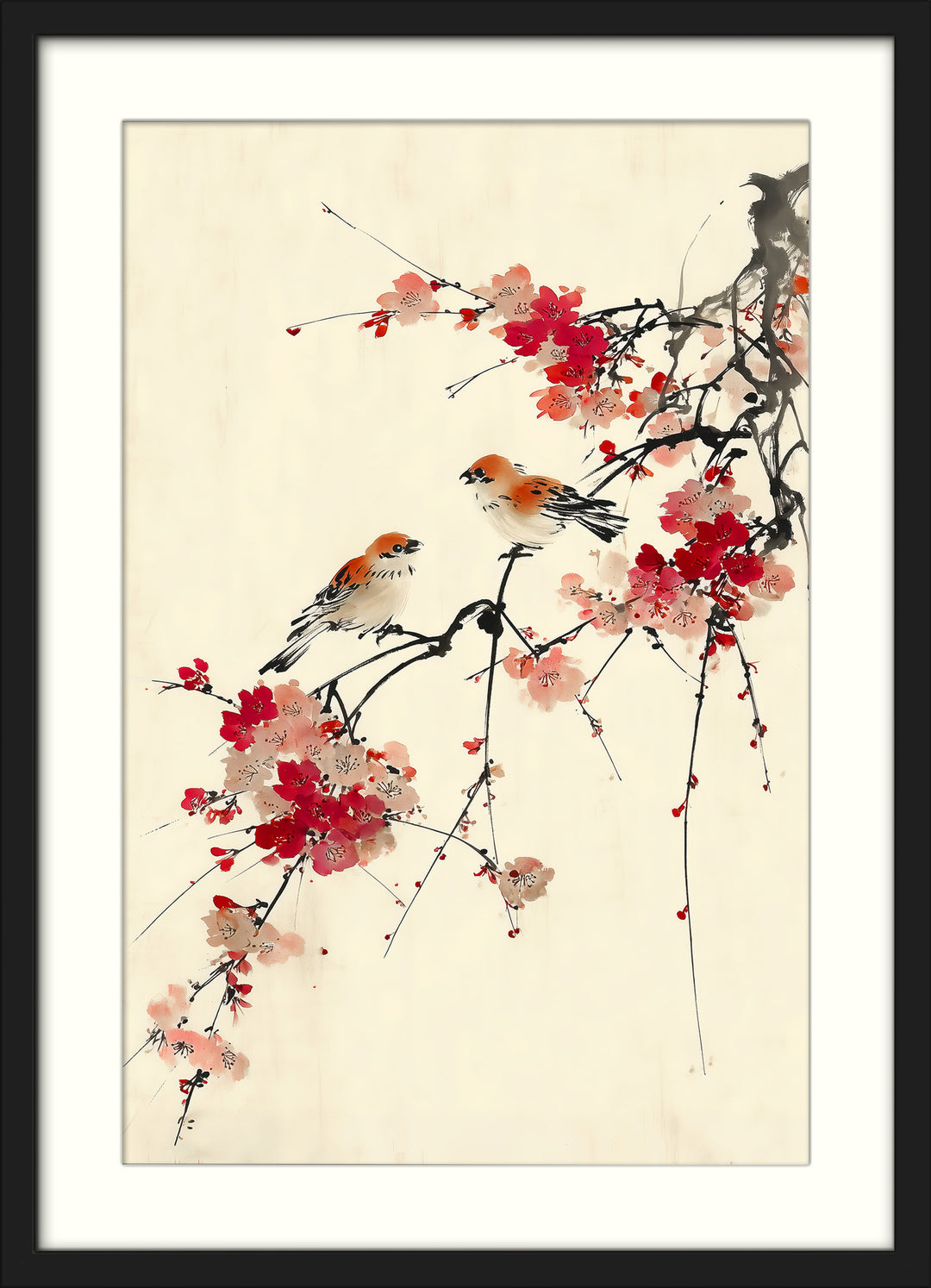Bird Blossom Art Print
