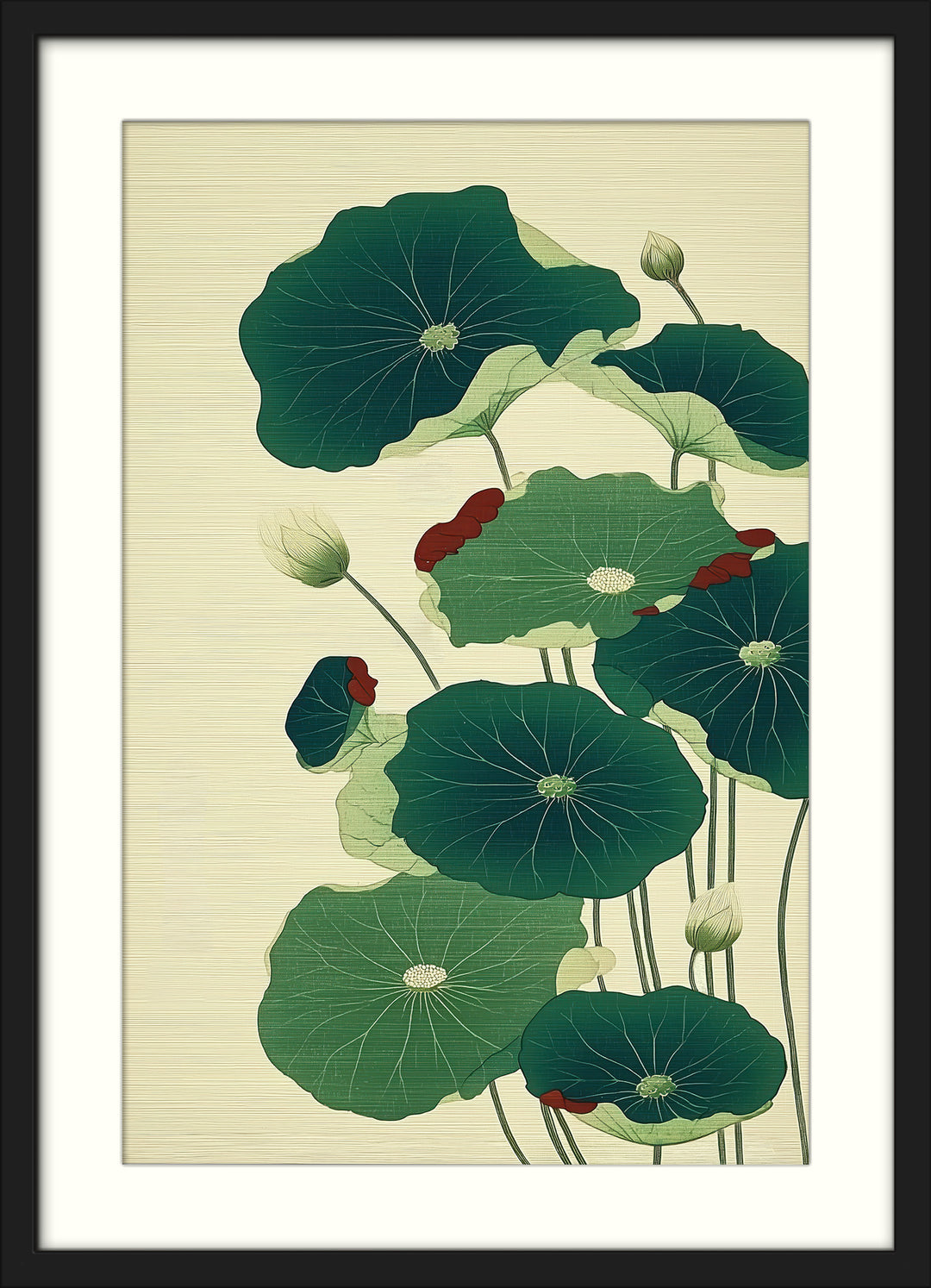 Lotus Leaf Art Print