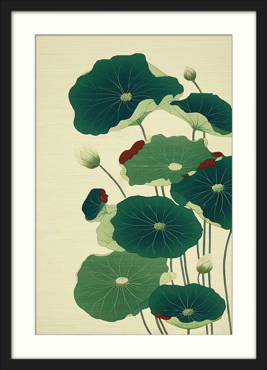 Lotus Leaf Art Print