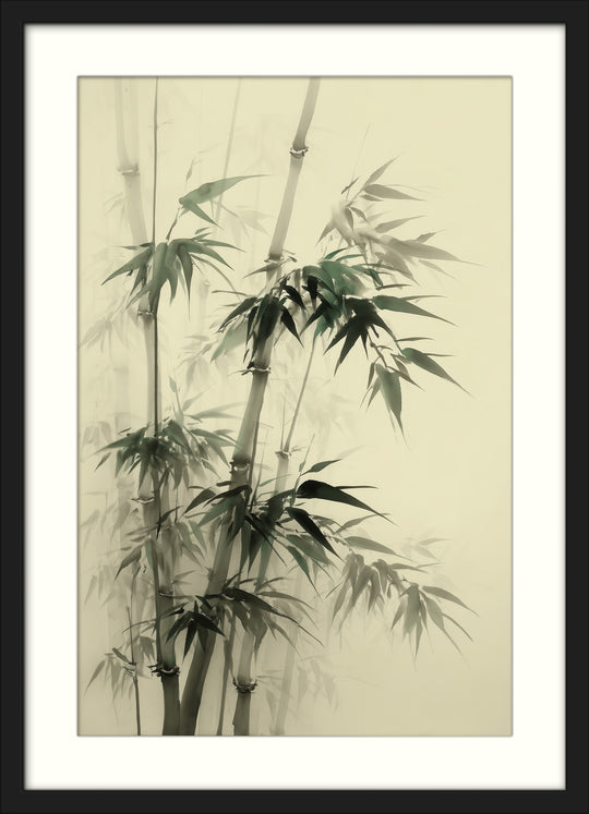 Bamboo Wall Art Prints Set of 2