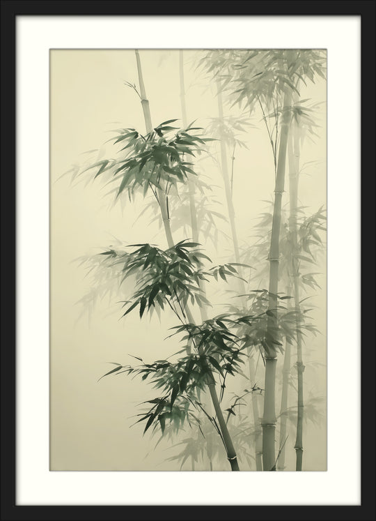 Bamboo Wall Art Prints Set of 2