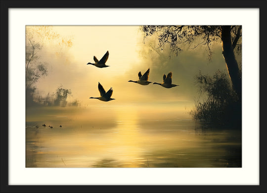 Flying Geese Wall Art Print