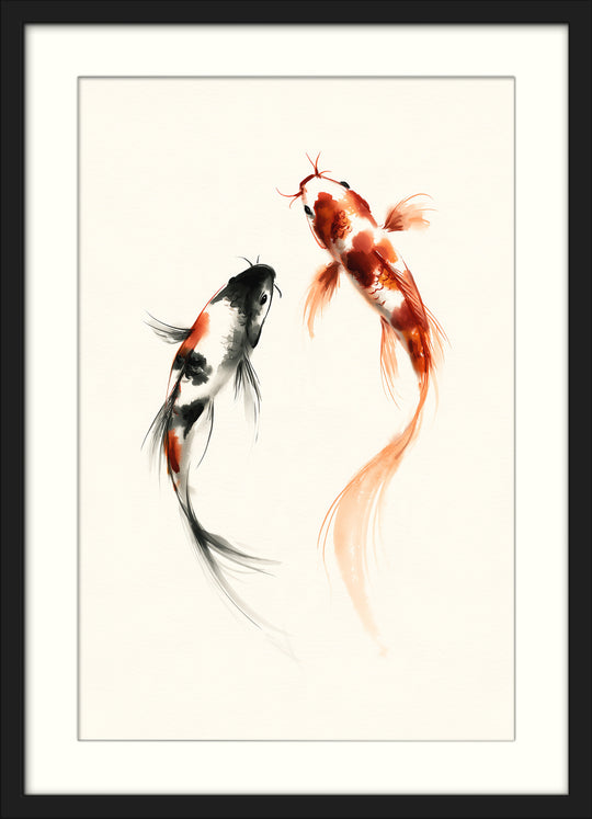 Japanese Koi Fish Art Print