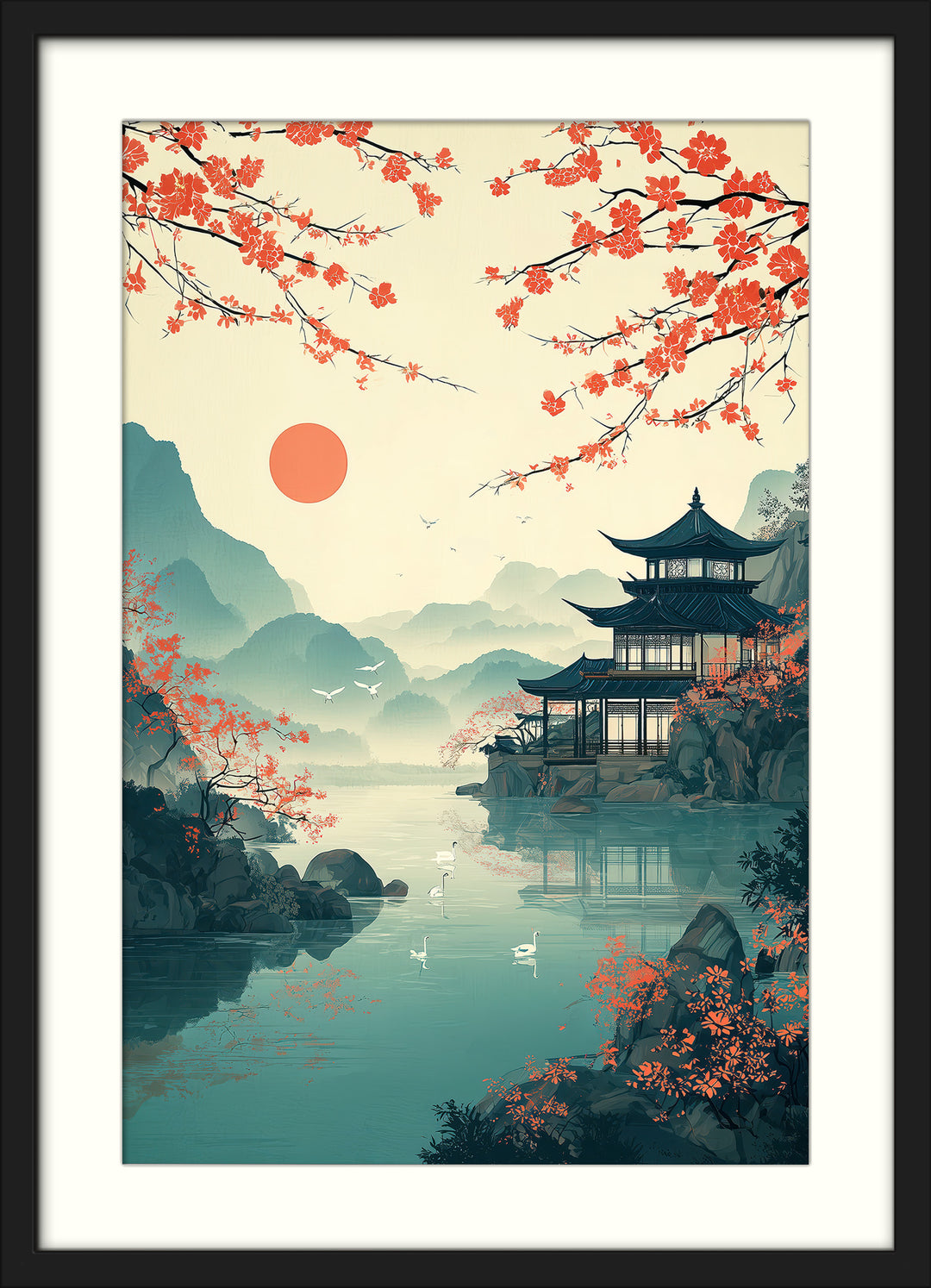 Japanese Landscape Art Print