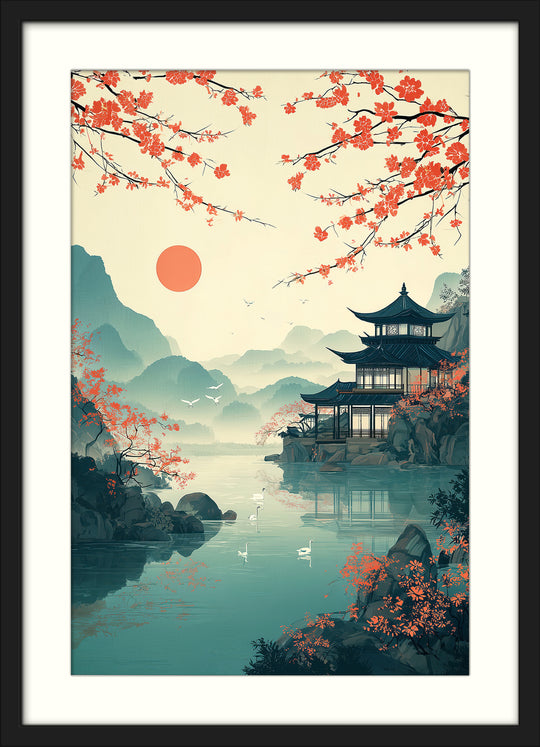 Japanese Landscape Art Print