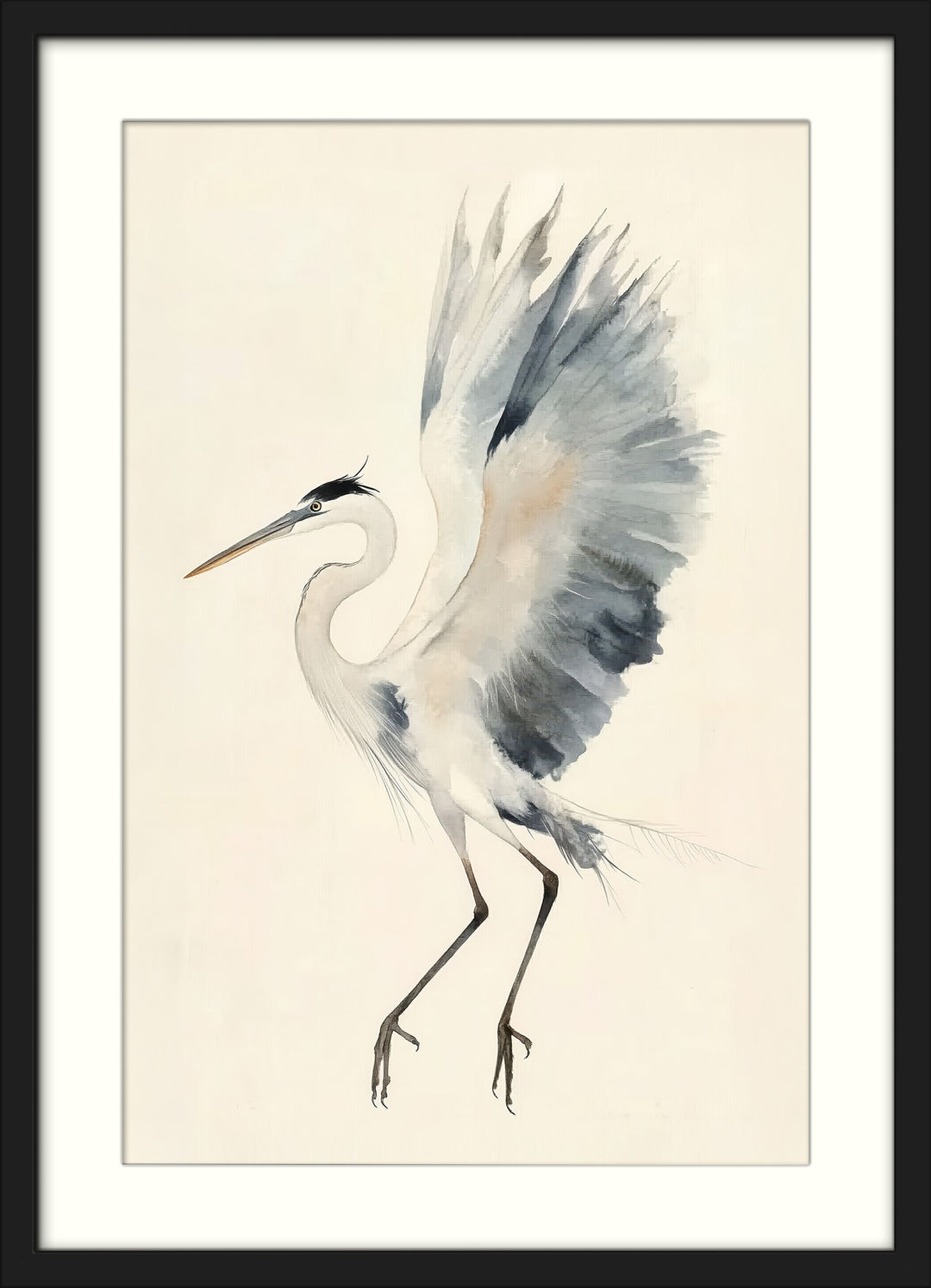 Heron Wall Art Prints Set of 3