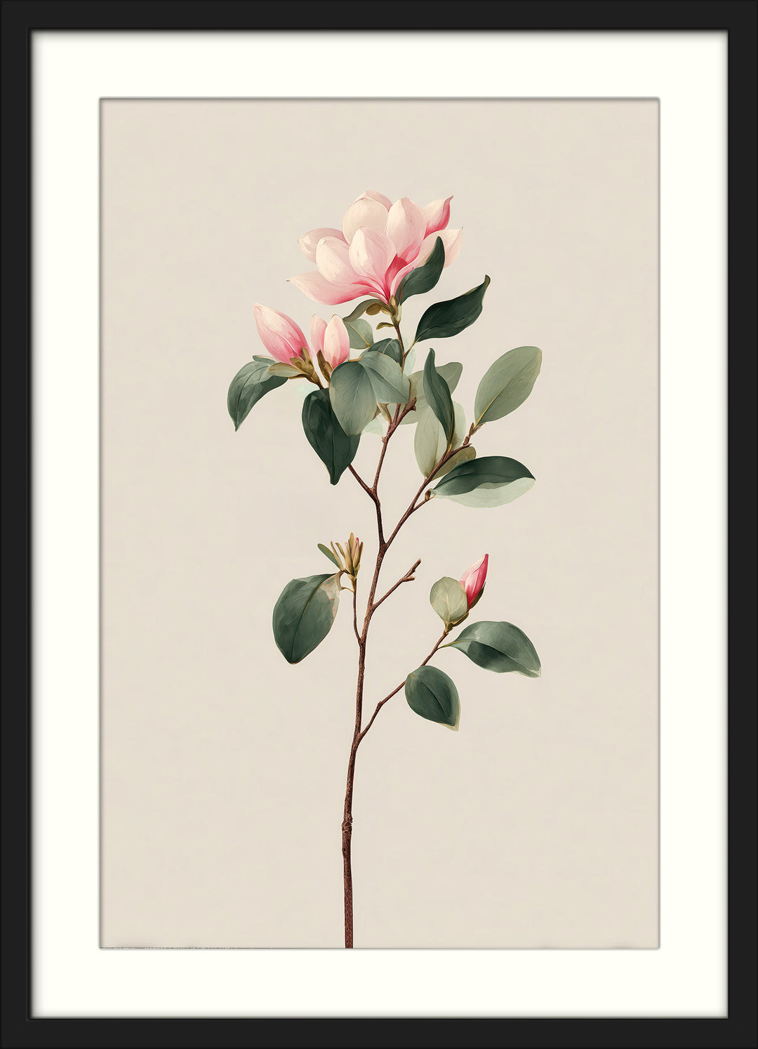Botanical Wall Art Prints Set of 3