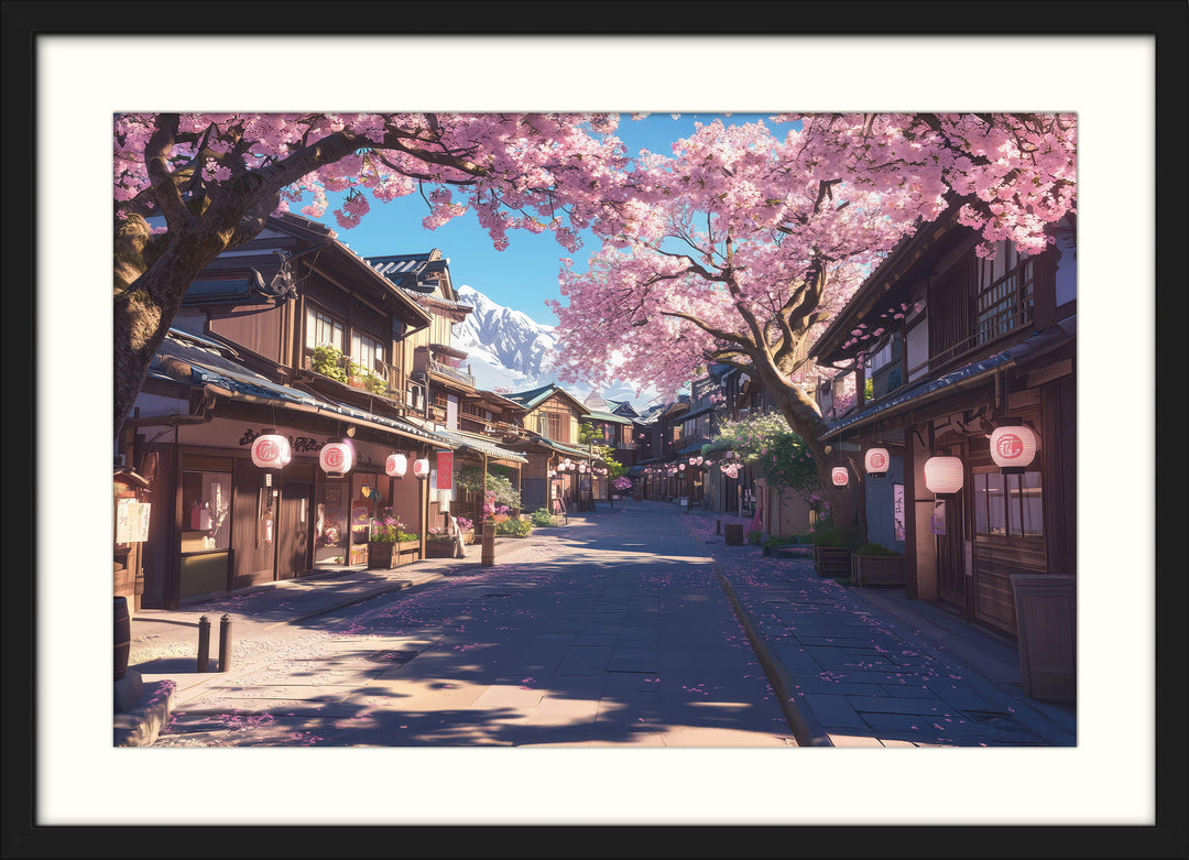 Sakura Street Wall Art