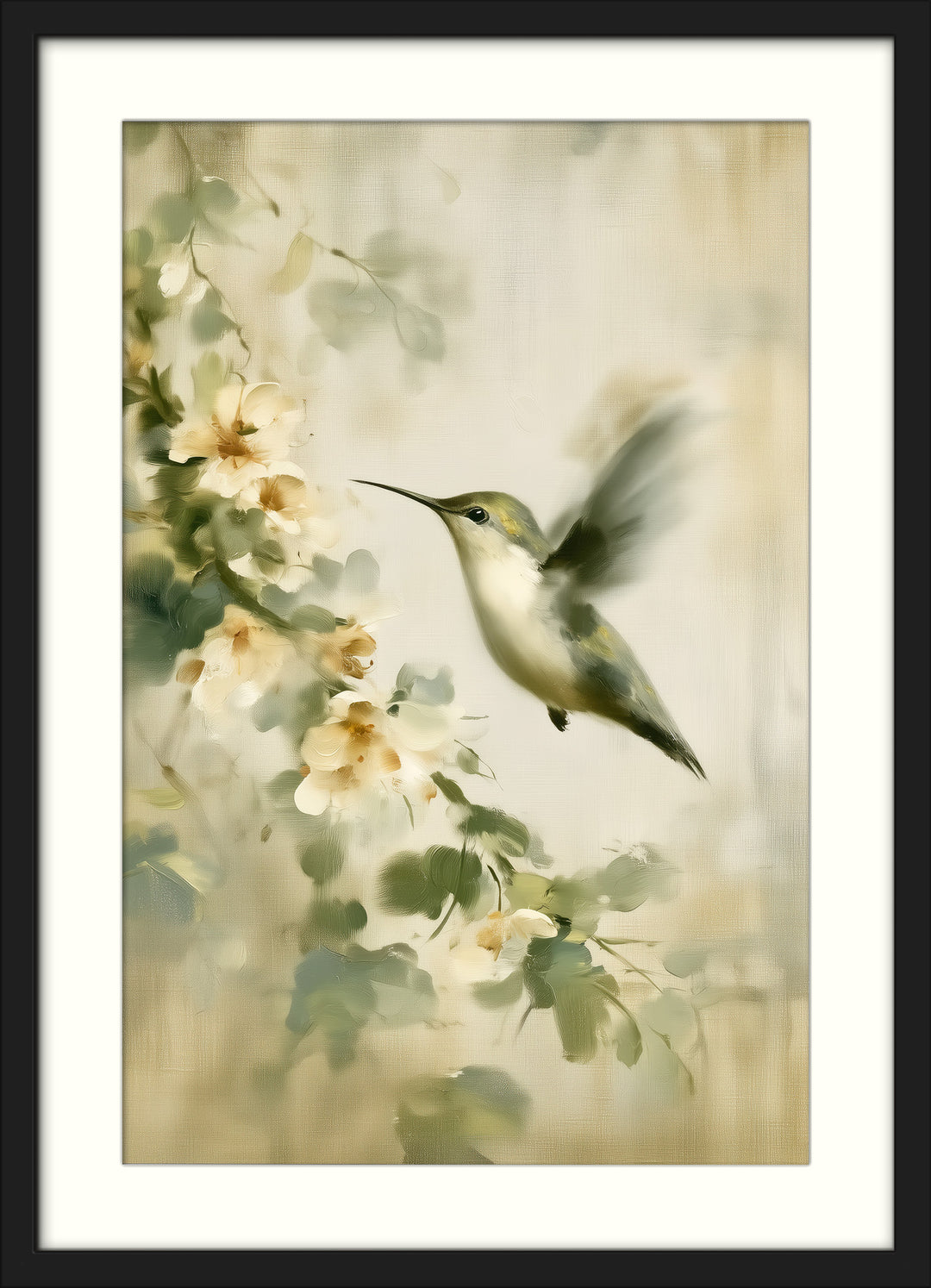 Cream Flower Wall Art
