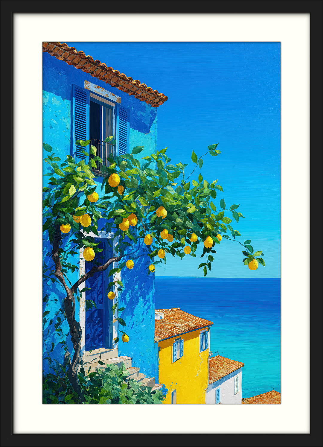 Mediterranean Lemon Art Print