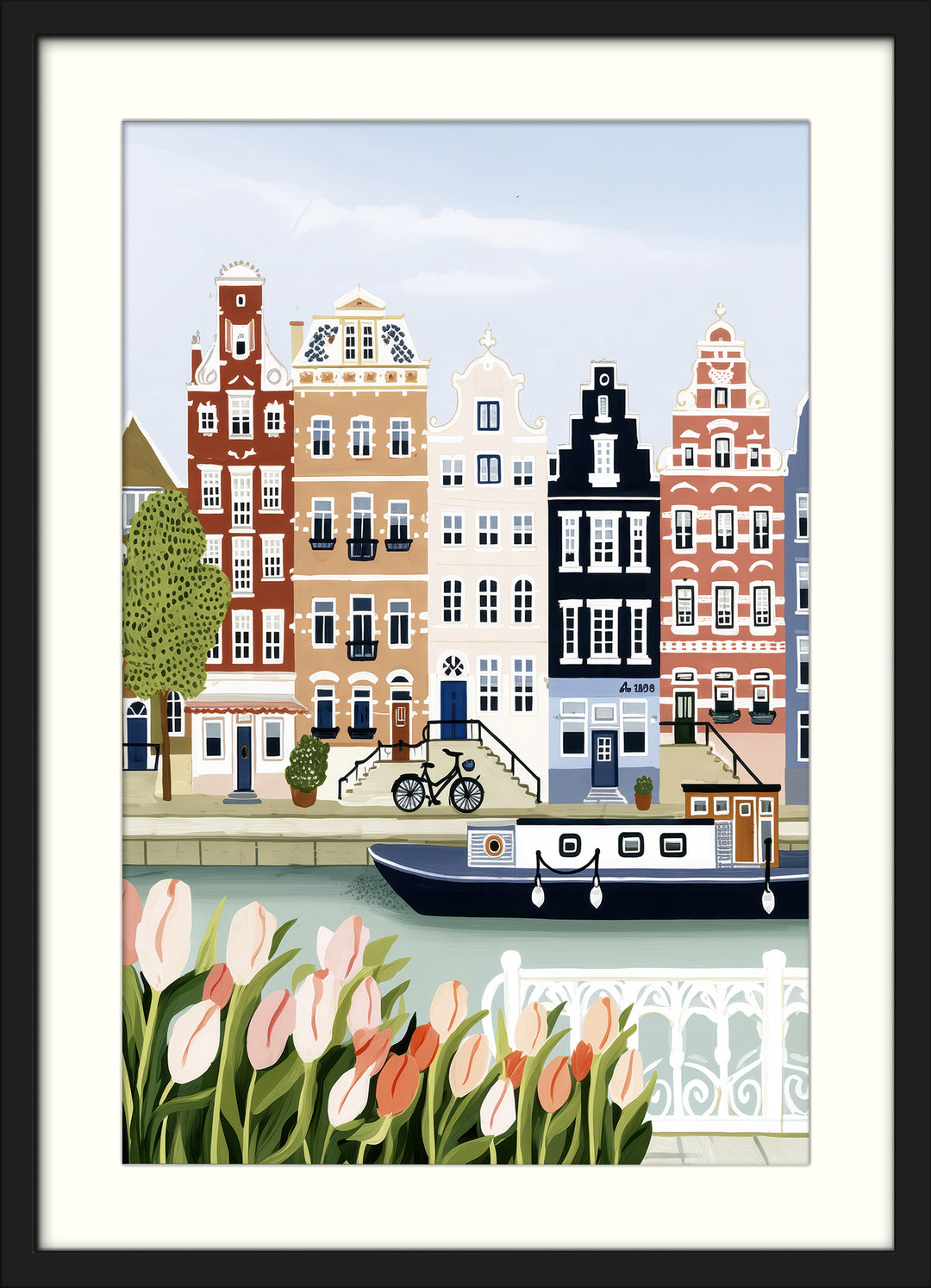 Amsterdam and Paris Wall Art Prints