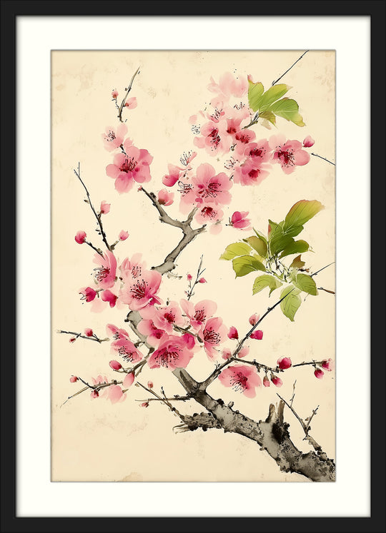 Japanese Botanical Wall Decor