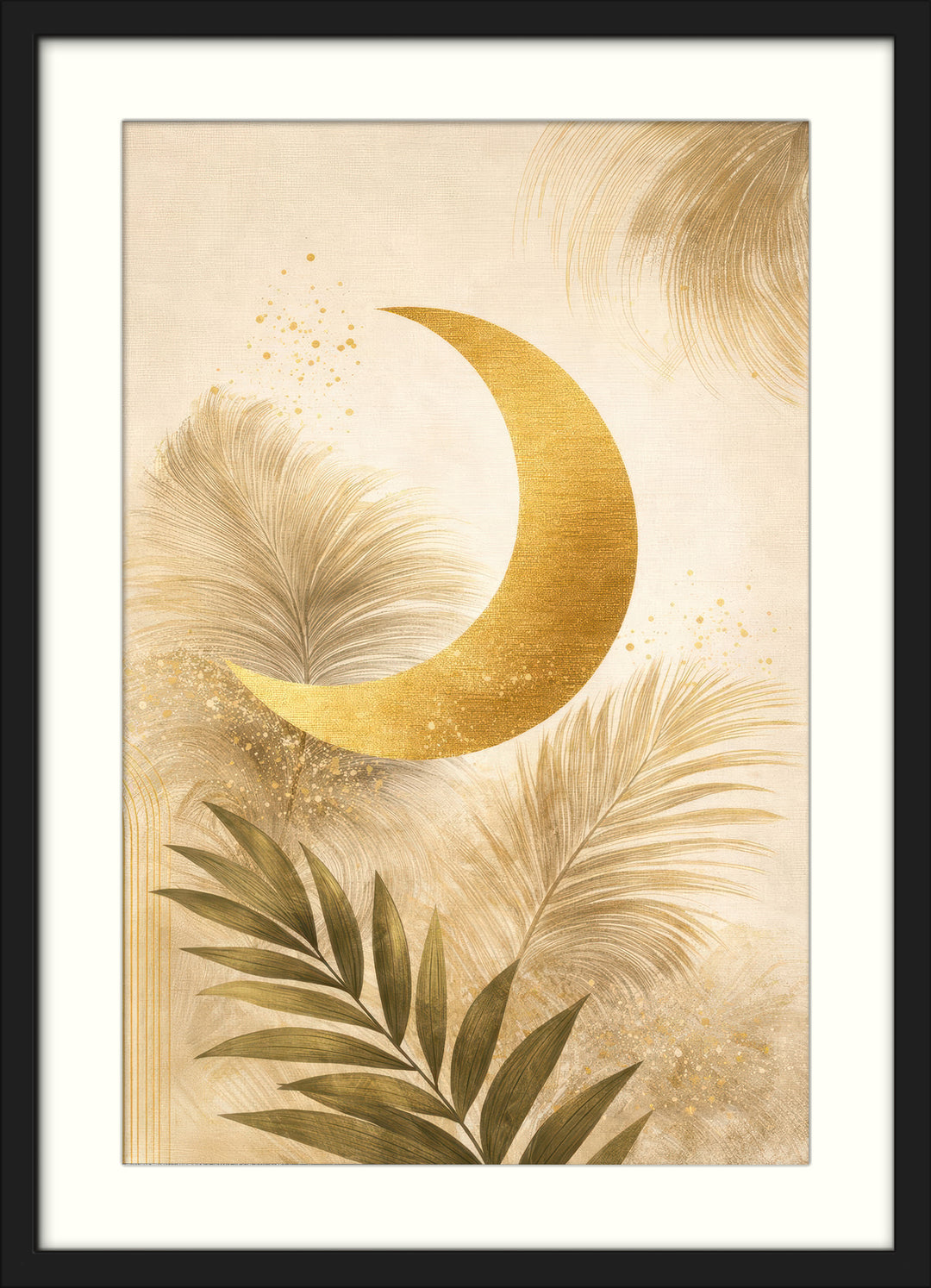 Boho Botanical Wall Art Prints Set of 3