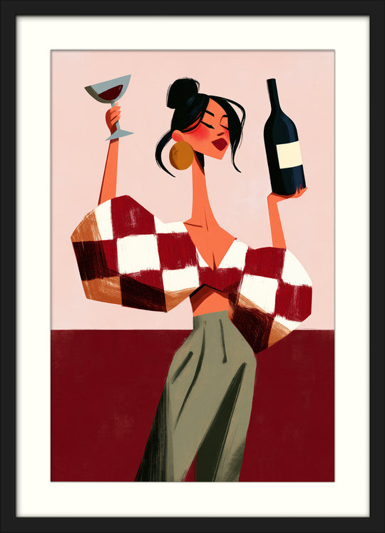 Wine Lover Art Print