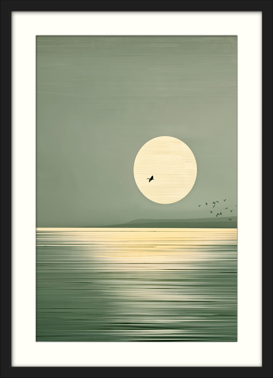 Sage Green Landscape Wall Art Prints