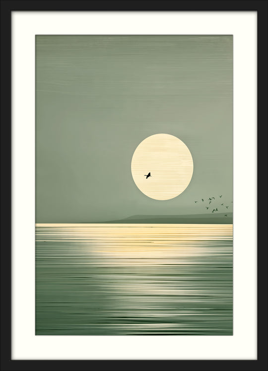 Sage Green Landscape Wall Art Prints