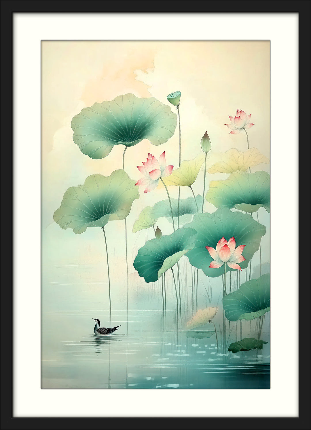 Lotus Flower Wall Art