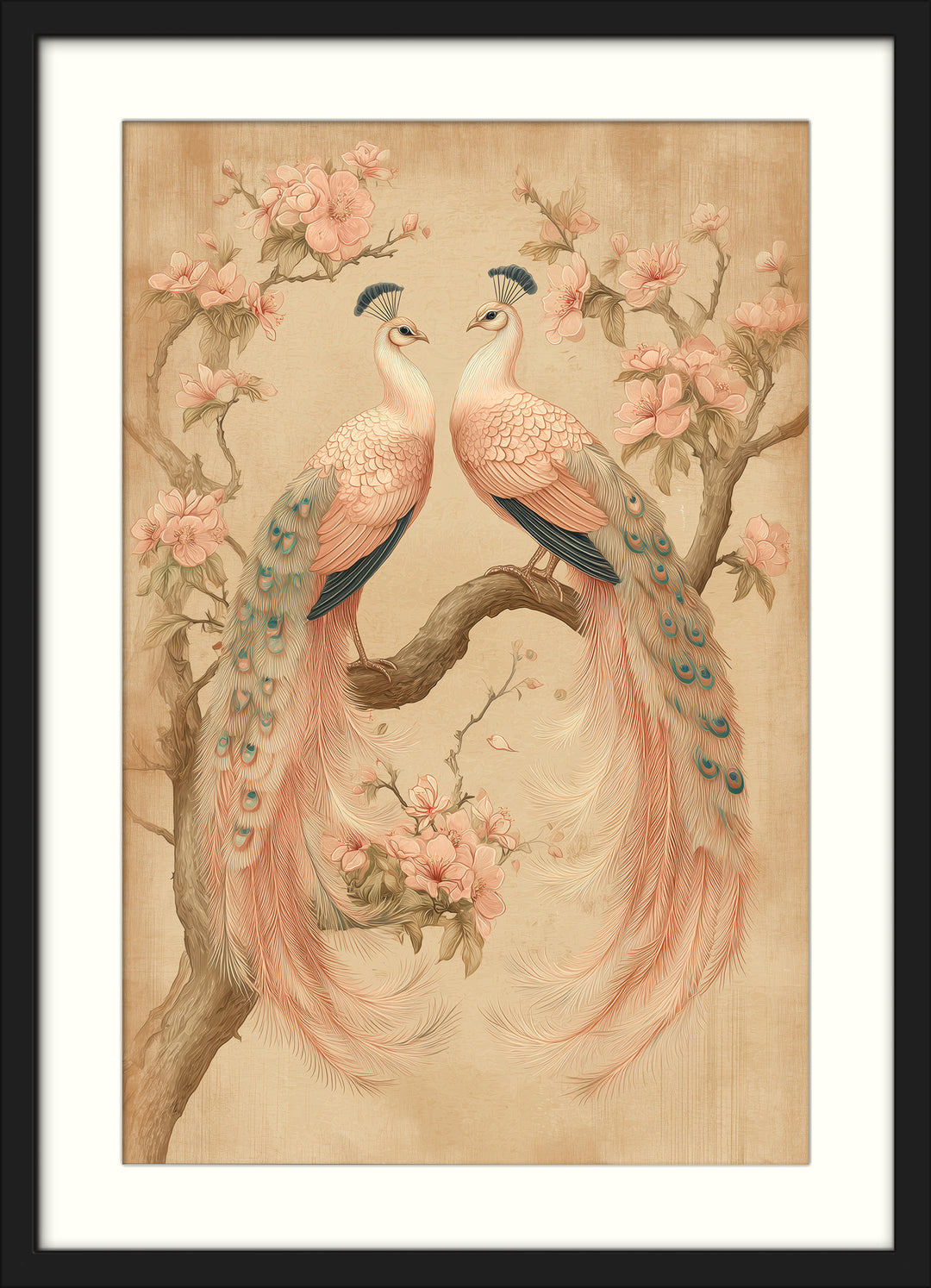 Peacock Bird Wall Art Print