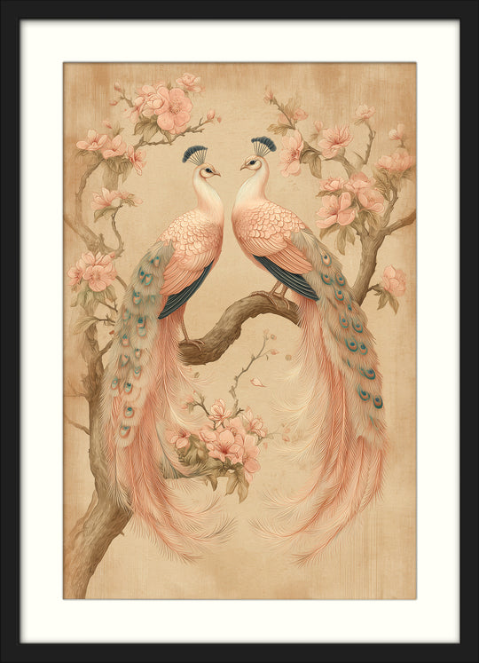 Peacock Bird Wall Art Print