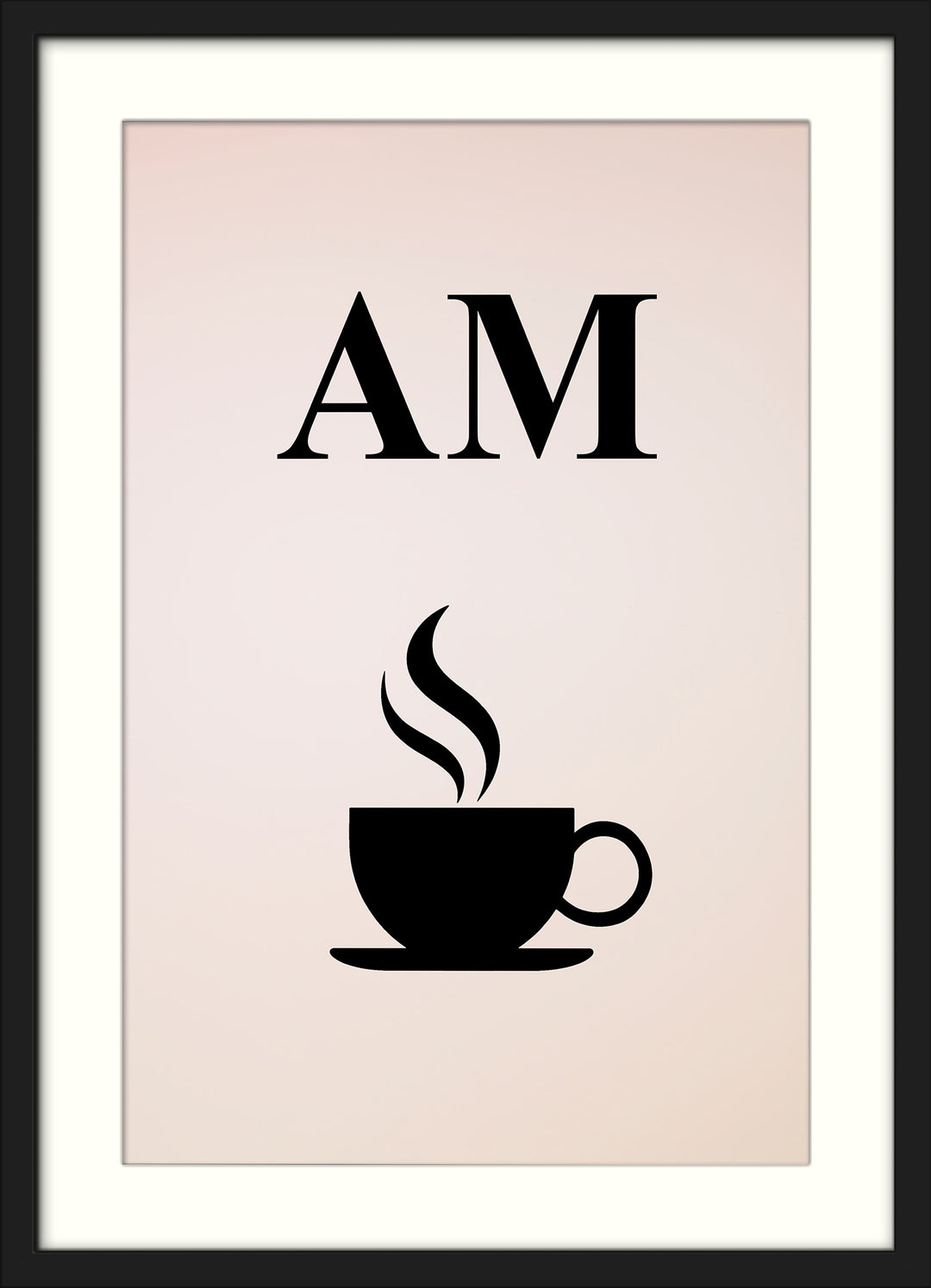 AM PM Wall Art Prints Set of 2