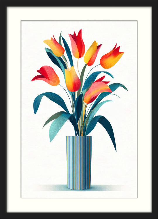 Floral Wall Art Prints Set of 3