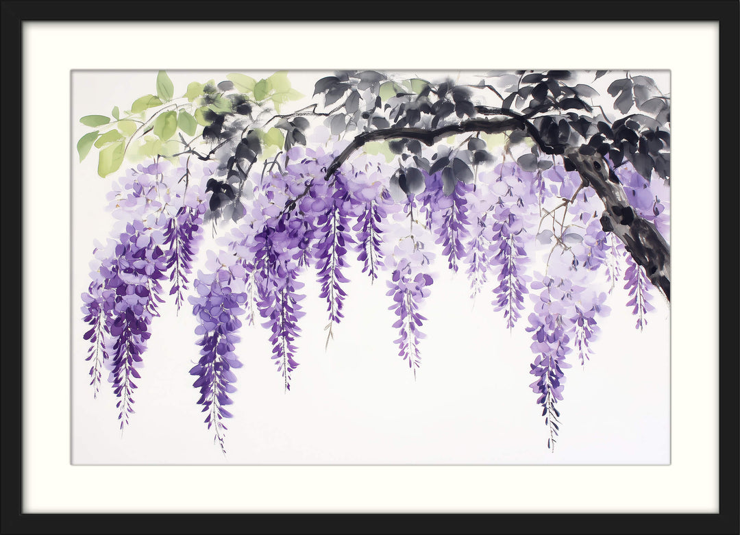 Purple Hanging Wisteria