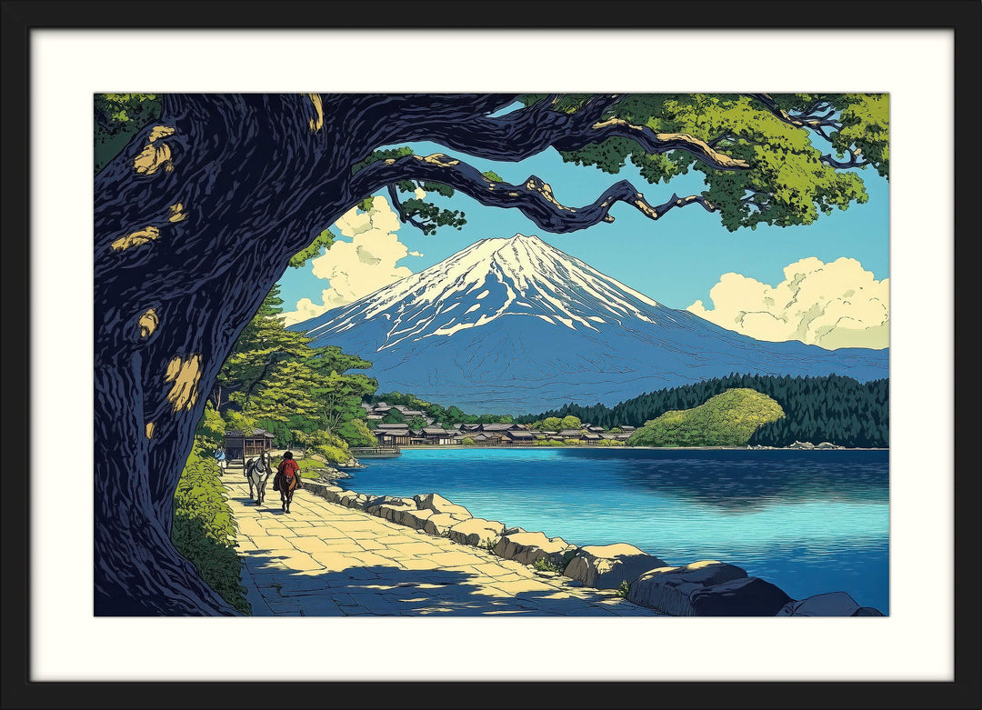 Japanese Landscape Wall Art Print