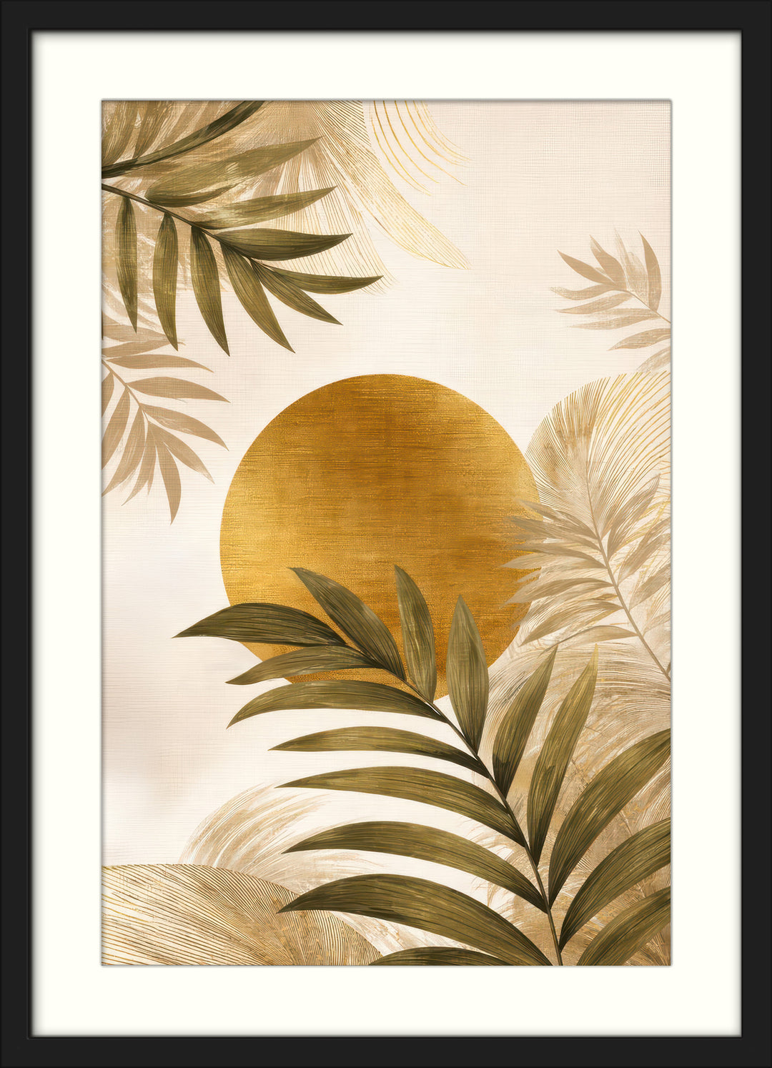 Boho Botanical Wall Art Prints Set of 3