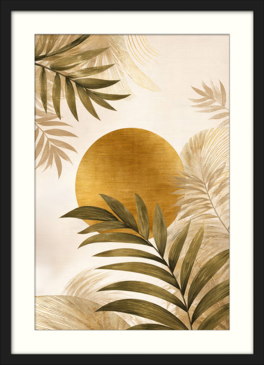Boho Botanical Wall Art Prints Set of 3