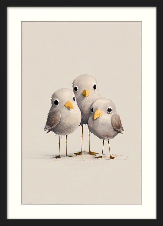 Cute Bird Wall Art Print