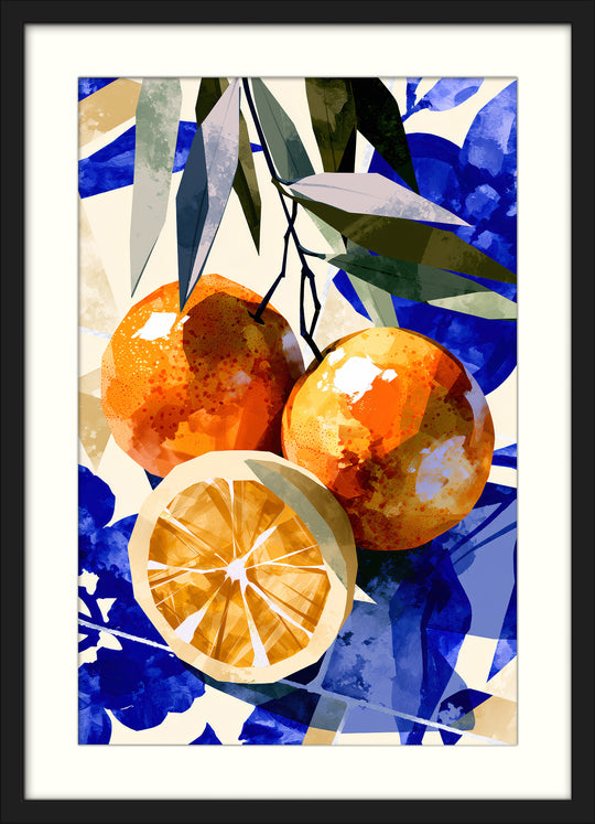 Citrus Wall Art Prints Set of 2