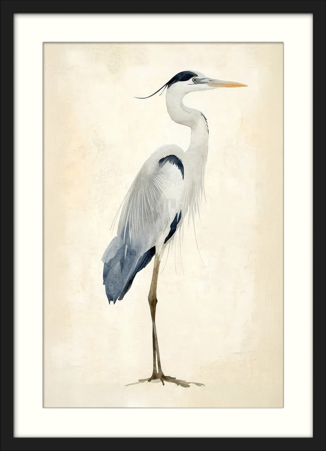 Heron Wall Art Prints Set of 3