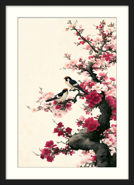 Japanese Floral Wall Art