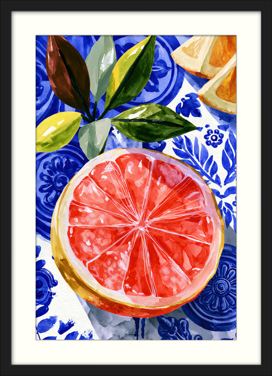 Citrus Wall Art Prints Set of 2