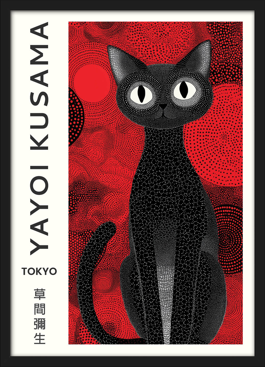 Yayoi Kusama Black Cat