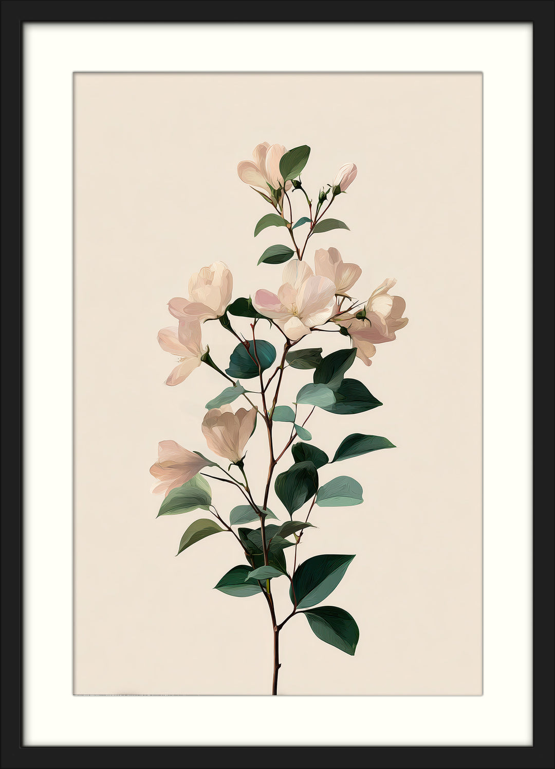 Botanical Wall Art Prints Set of 3