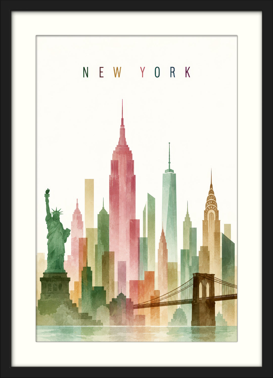 New York Paris London Wall Art Prints