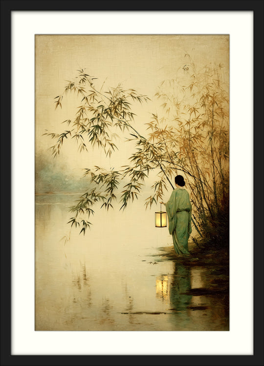Japanese Bamboo Art Print
