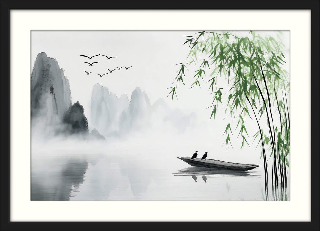 Still Lake and Bamboo