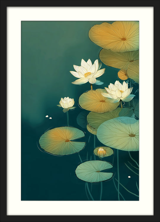 Teal Botanical Wall Decor