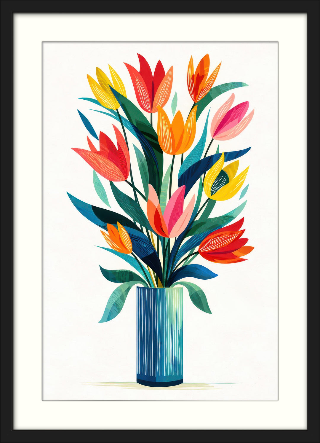 Floral Wall Art Prints Set of 3