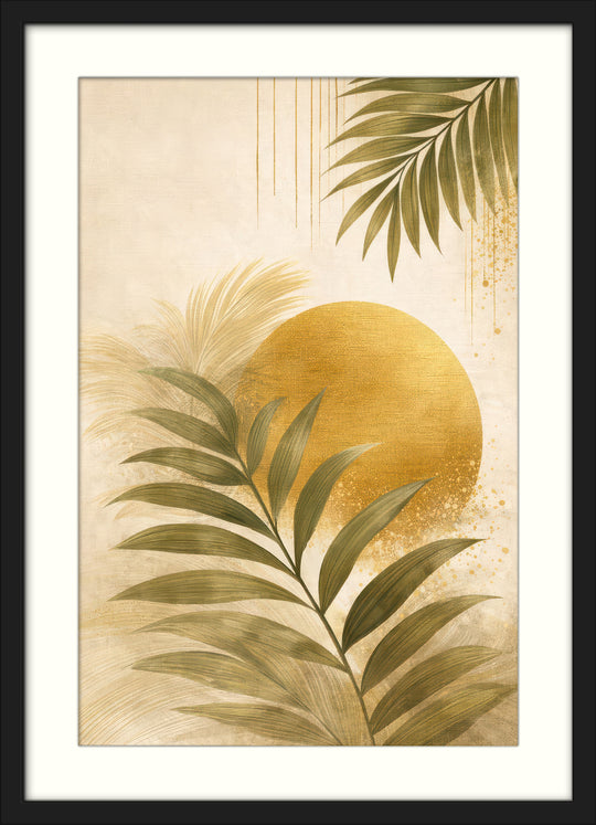 Boho Botanical Wall Art Prints Set of 3