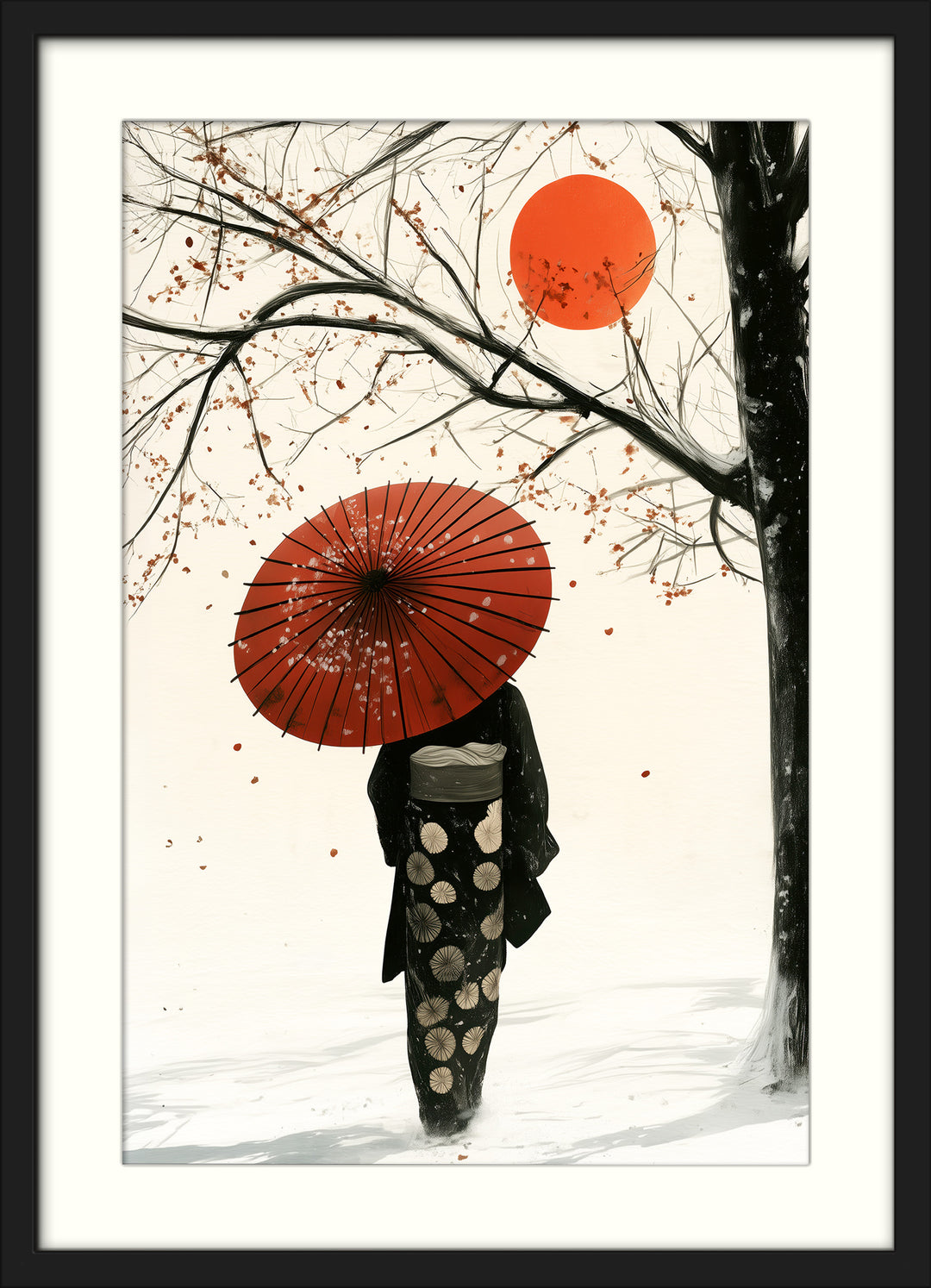 Japanese Woman Art Print